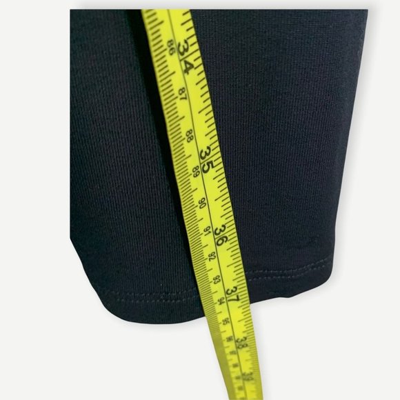 Eileen Fisher Black Long Sleeve Fit Flare Casual Dress Small Petite - Picture 7 of 12